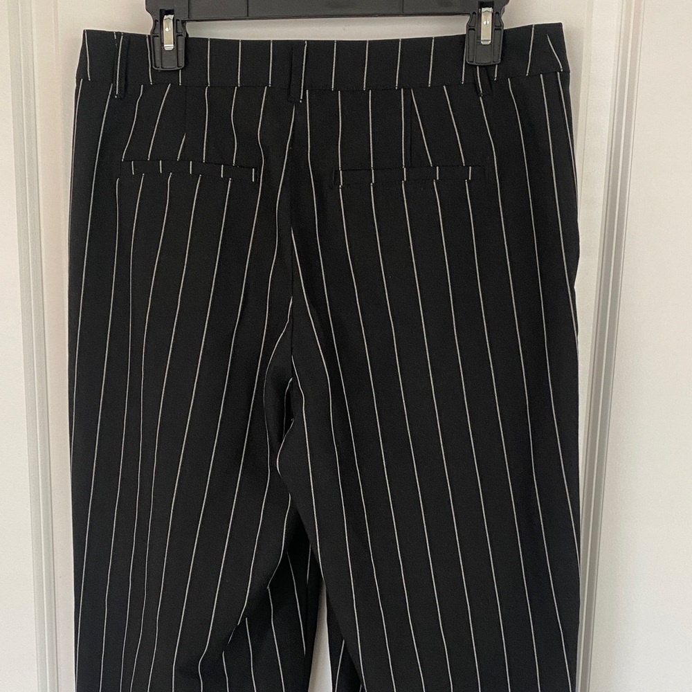 Classic Black Striped Women's Pants - Picture 7 of 7